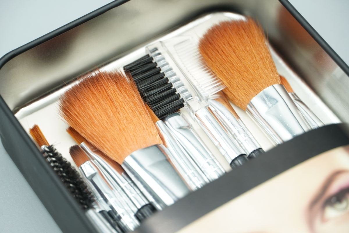 Professional makeup brush kit