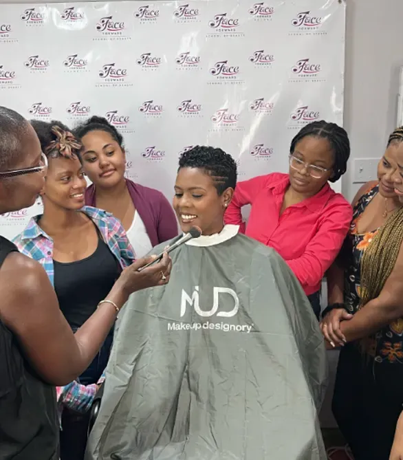 MUD training class at Face Forward School of Beauty